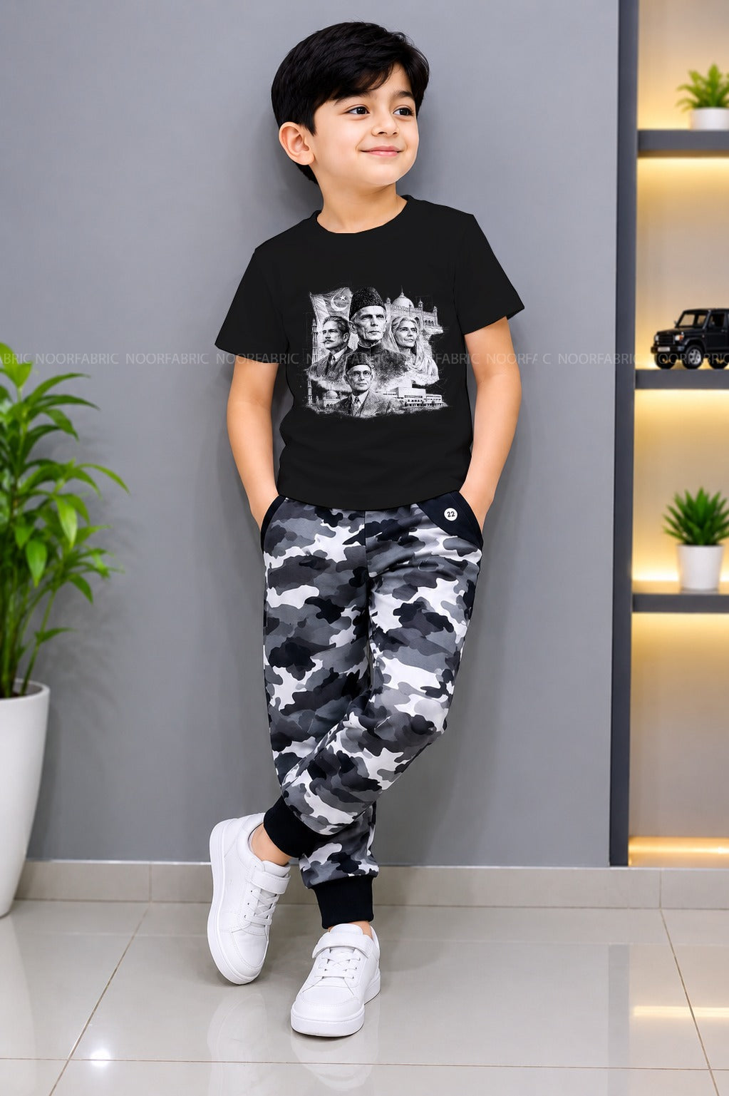 Pack of 2 Boys & Girls Premium Jersey T-Shirt and Trouser Tracksuit Set