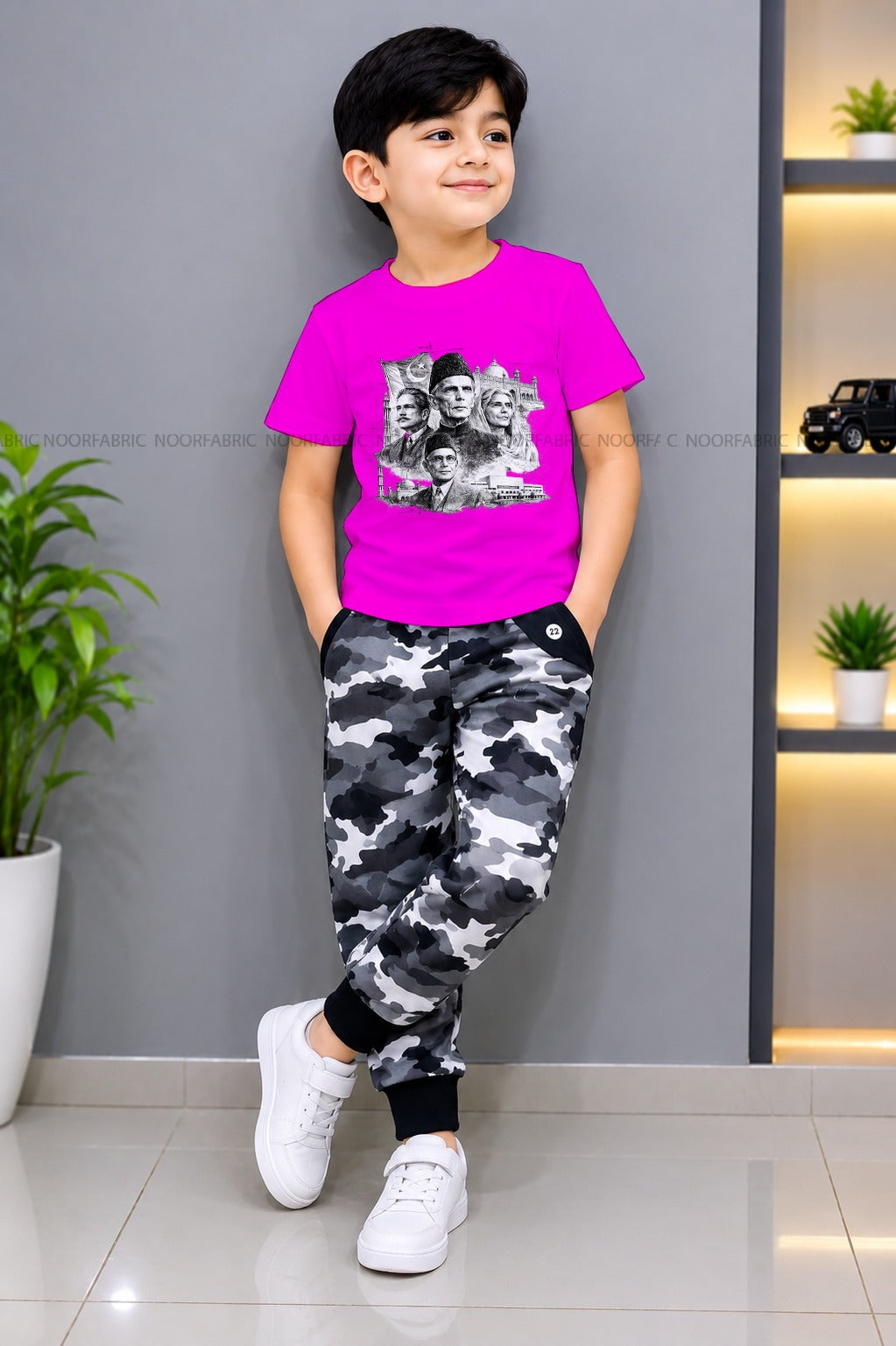 Pack of 2 Boys & Girls Premium Jersey T-Shirt and Trouser Tracksuit Set