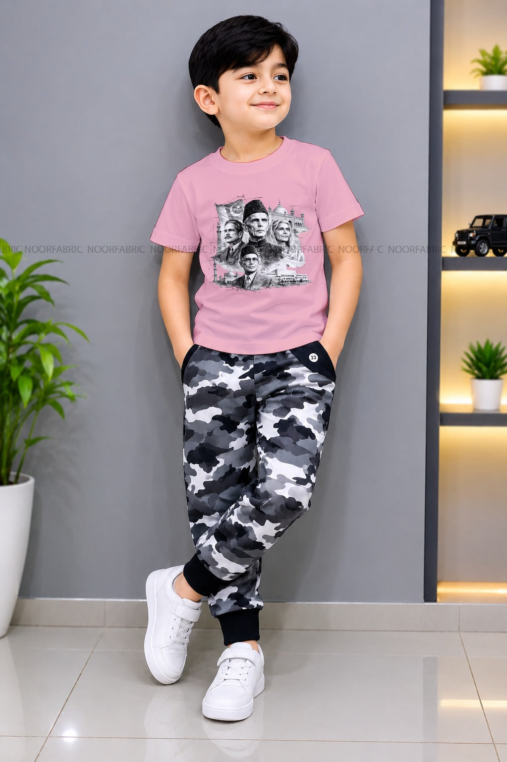 Pack of 2 Boys & Girls Premium Jersey T-Shirt and Trouser Tracksuit Set