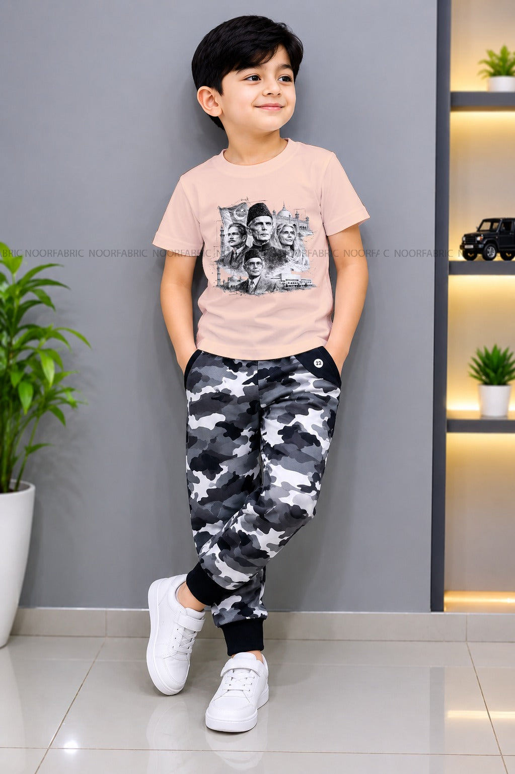 Pack of 2 Boys & Girls Premium Jersey T-Shirt and Trouser Tracksuit Set