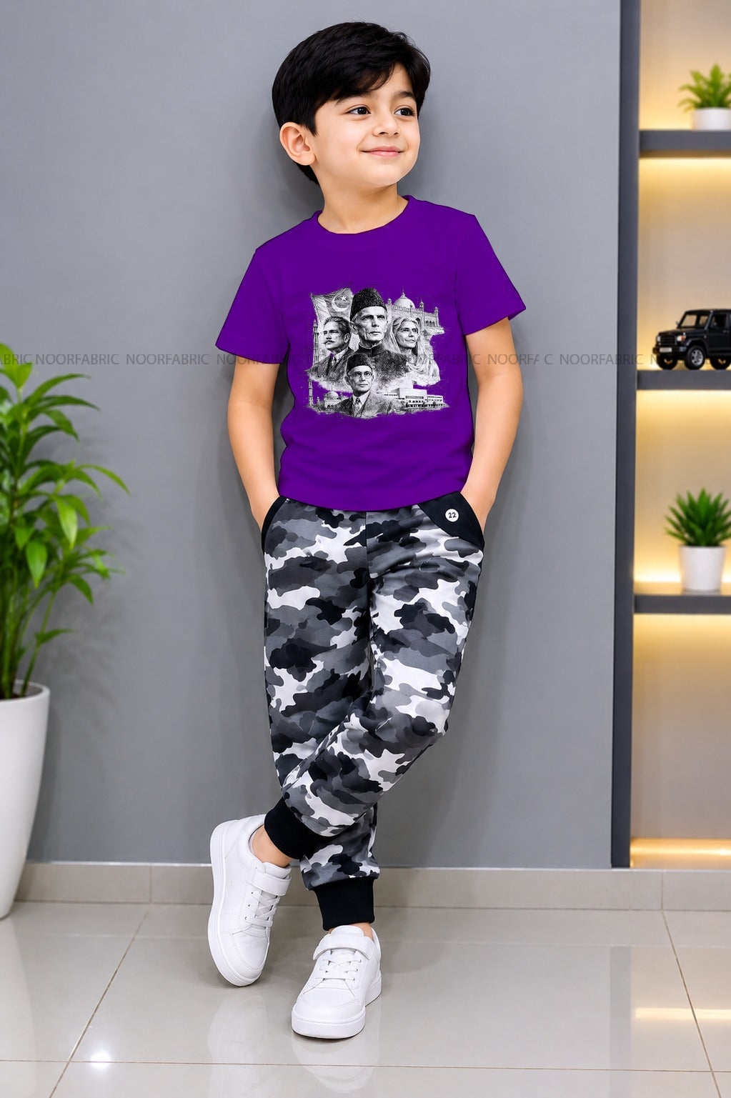 Pack of 2 Boys & Girls Premium Jersey T-Shirt and Trouser Tracksuit Set