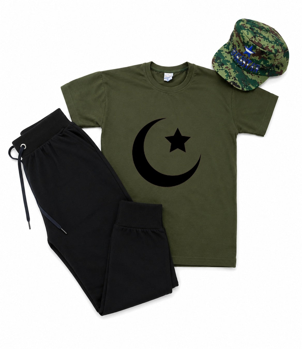 Kids Special Commando Dress Pack of 3 | DTF Printed T-Shirt Trouser