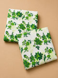 Green & White Dream Unstitched 2 Piece Mix Lawn Suit | 14 August Special Collection