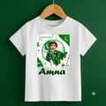 Personalized Kids Independence Day T-Shirt | Custom Name & Photo Printed Cotton Jersey Tee