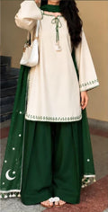 4 August Special Bana Dora Lawn 3PC Stitched Suit – Premium Quality