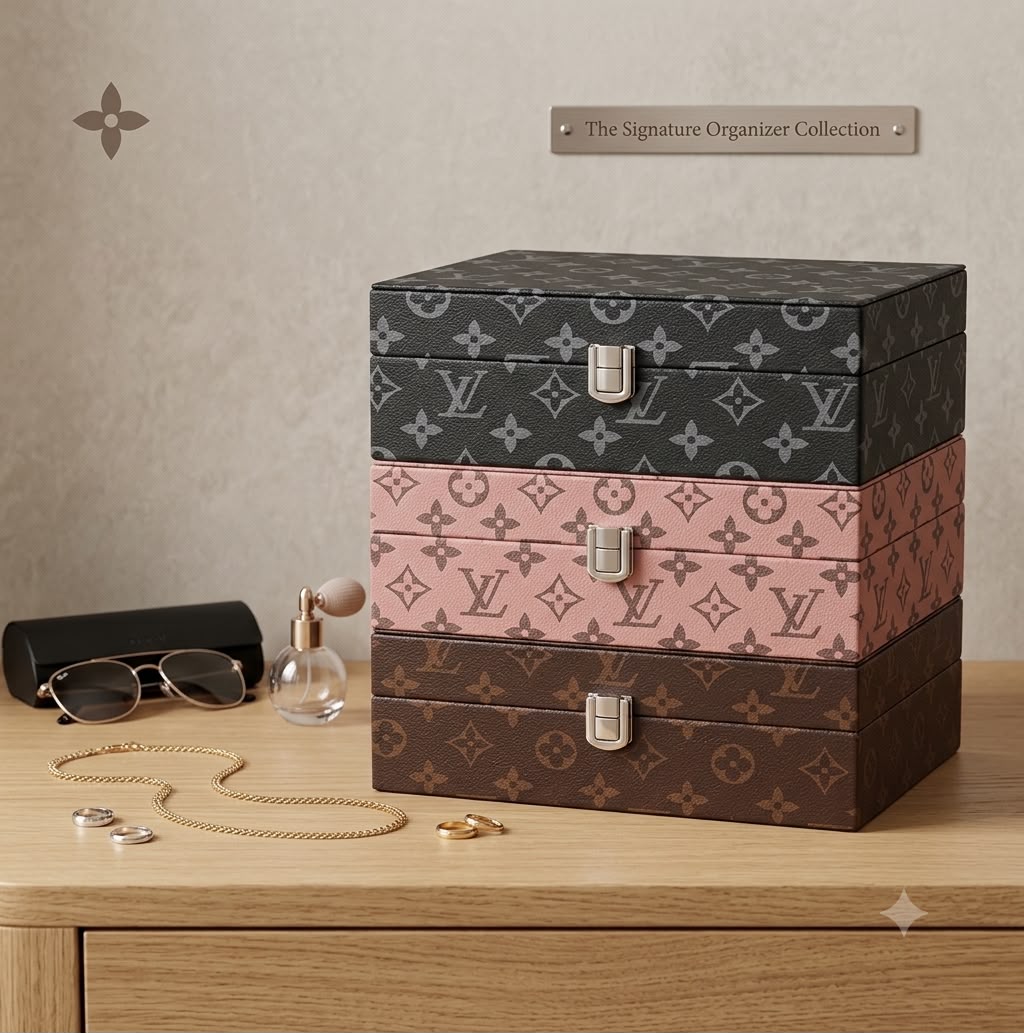LV Leather Jewellery Box