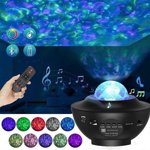 New Starry Projection Galaxy Lamp with Speaker