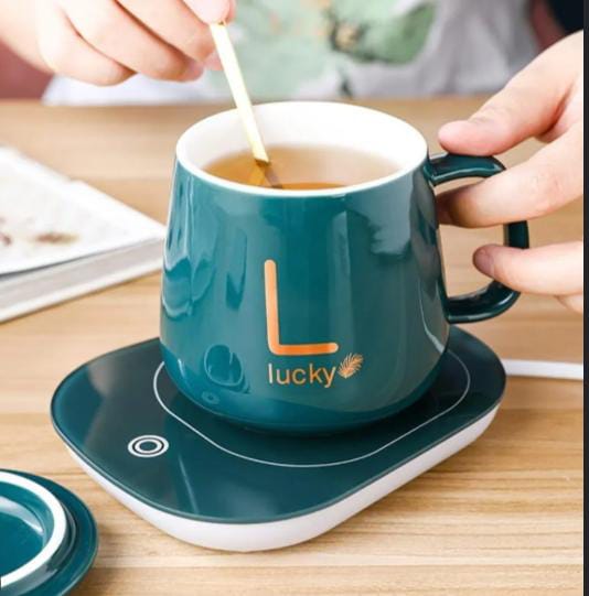 USB Electric Mug Warmer | Automatic Tea & Coffee Cup Warmer for Home & Office